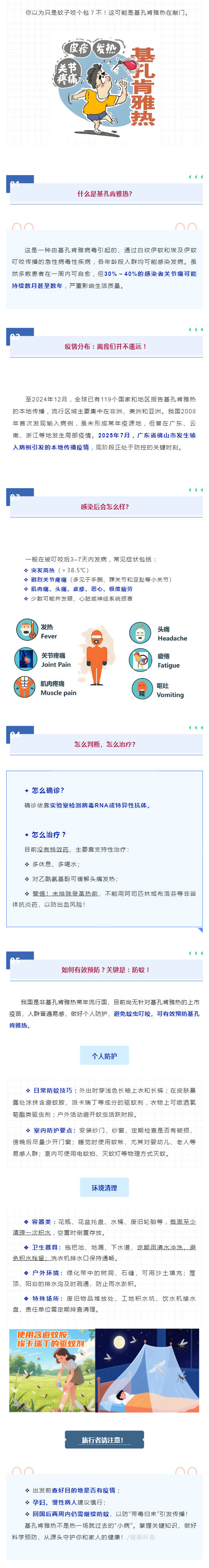 基孔肯雅热无特效药，防蚊是关键！从症状到如何预防全掌握_壹伴长图1.jpg