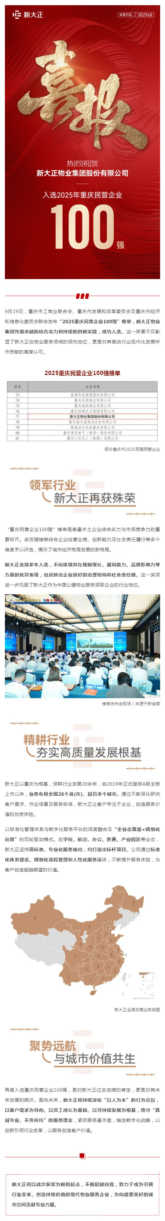 【荣誉】2025重庆民营企业百强榜单发布，新大正榜上有名_壹伴长图1.jpg