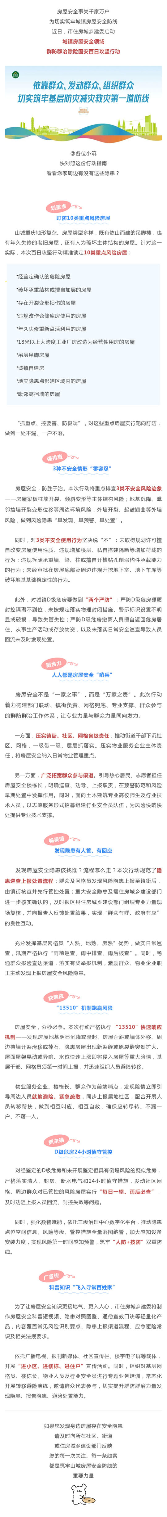 群防群治•百日攻坚 ㉖丨@重庆人,发现房屋安全隐患,请马上报告!_壹伴长图1.jpg