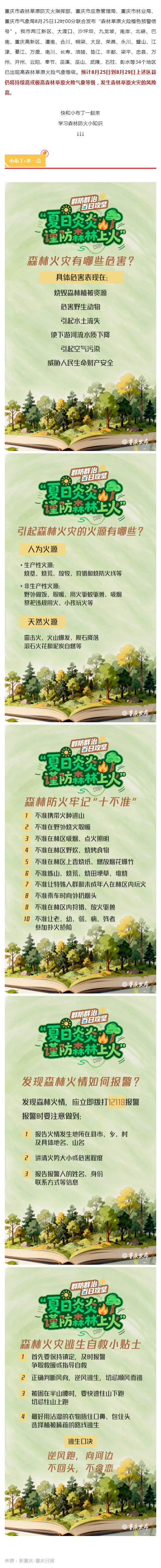 群防群治百日攻坚 (62) _ 重庆发布森林草原火险橙色预警,34个区县注意防范_壹伴长图1.jpg